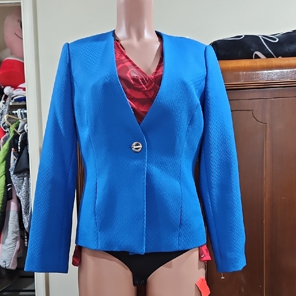 Tahari Arthur S.levine. Blue Women's Blazer Size 8